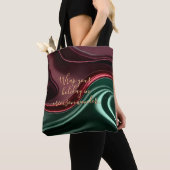 Tote bag in stylish abstract graphic (Dichtbij)