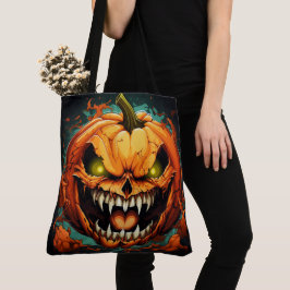 Tote Bag Invasion of the Furious Pumpkins