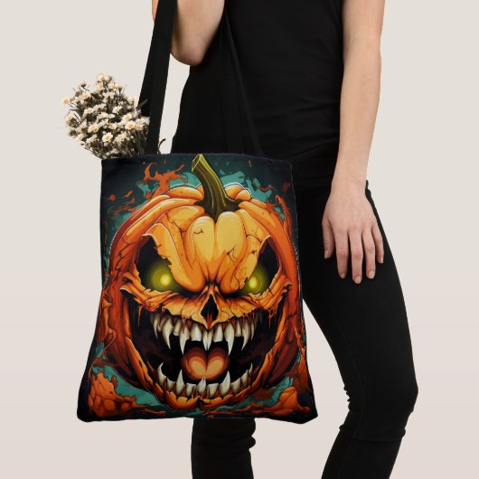 Tote Bag Invasion of the Furious Pumpkins (Dichtbij)