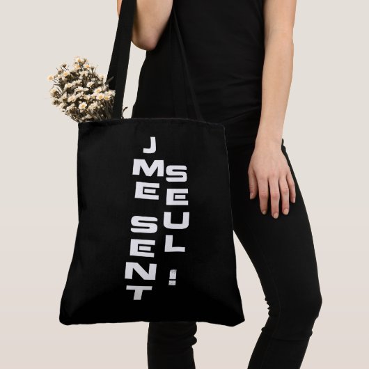 Tote Bag Jme voel alleen! (Dichtbij)