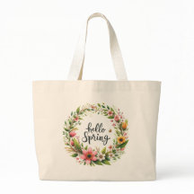 Tote Bag-Lentere Krans Tote Bag