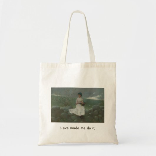Tote Bag ‘Liefde Maakte Me Het Doen’ – Vintage (Voorkant)