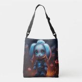 Tote Bag Little girl with beautiful hair (Achterkant)