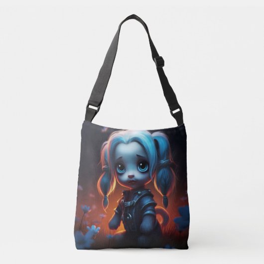 Tote Bag Little girl with beautiful hair (Voorkant)