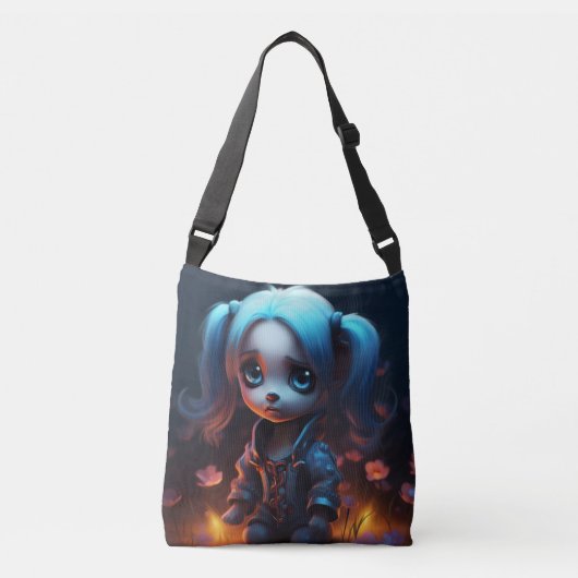 Tote Bag Little girl with beautiful hair (Voorkant)