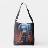Tote Bag Little girl with beautiful hair (Achterkant)