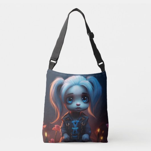 Tote Bag Little girl with beautiful hair (Voorkant)