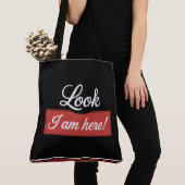 Tote Bag Look Ik ben er! (Dichtbij)