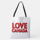 Tote Bag Love canada (Voorkant)