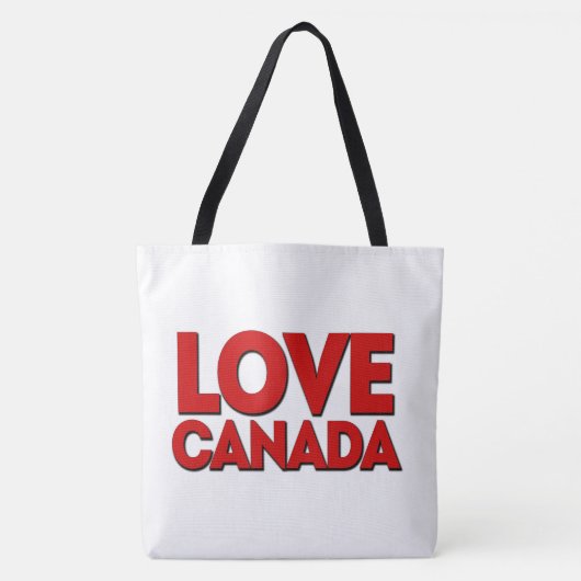 Tote Bag Love canada (Voorkant)