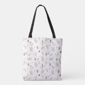 Tote Bag (Medium) - Christmas Pattern (Achterkant)