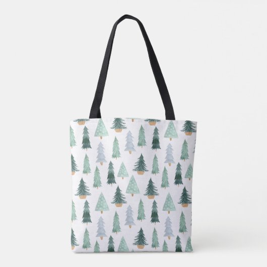 Tote Bag (Medium) - Christmas Pattern  (Achterkant)