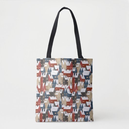 Tote Bag (Medium) - Christmas Pattern (Voorkant)
