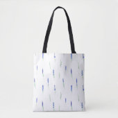 Tote Bag (Medium) - Lavender Pattern (Voorkant)