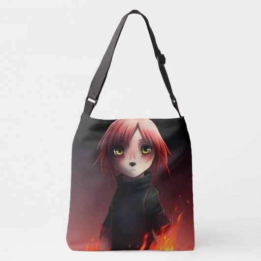 Tote Bag Meisje met Vuur (Achterkant)