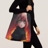 Tote Bag Meisje met Vuur (Dichtbij)