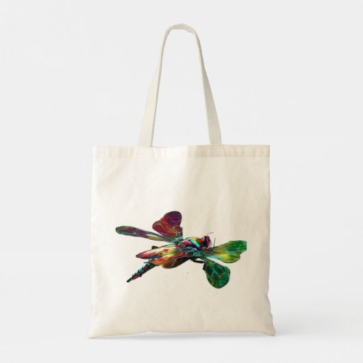Tote bag met afbeelding van een Libelle (Achterkant)