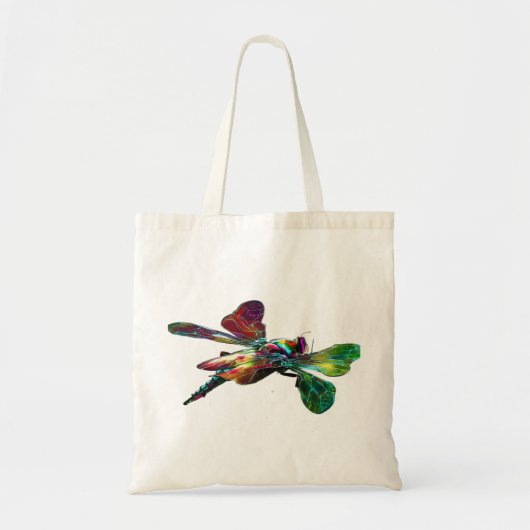 Tote bag met afbeelding van een Libelle (Voorkant)