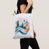 Tote Bag met Landschapsbeeld (Dichtbij)