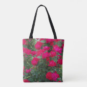 Tote bag met overal Rode Rozen (2) (Achterkant)