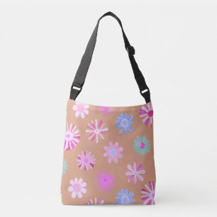 Tote Bag met Pastel Bloemmotief
