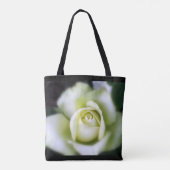 Tote Bag met zachte focus roos (Achterkant)