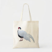 Tote bag met Zilverfazant (Voorkant)