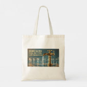 Tote Bag- Mindful Living. Bag (Achterkant)