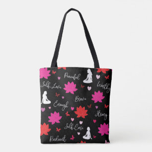 Tote Bag   Minimalistische Wellness Tote Bag