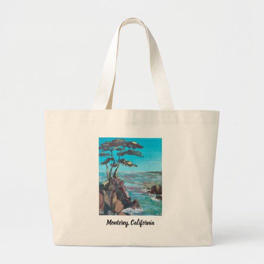 Tote bag: Monterey, California Grote Tote Bag (Voorkant)