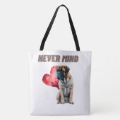 Tote Bag Never mind (Voorkant)