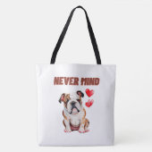 Tote Bag Never mind (Voorkant)