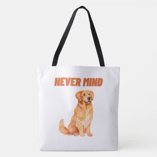 Tote Bag Never mind (Voorkant)