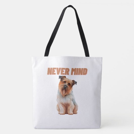 Tote Bag Never mind (Voorkant)