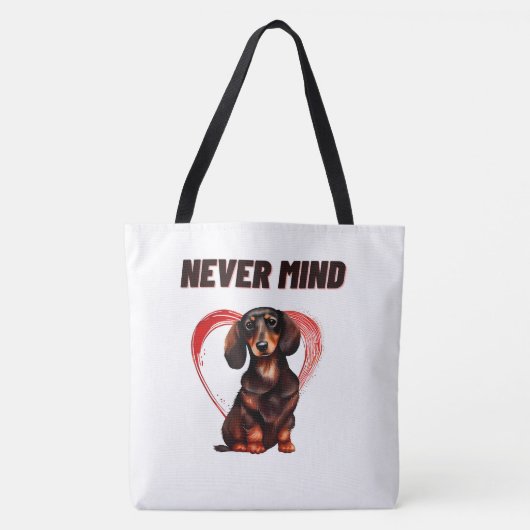 Tote Bag Never mind (Voorkant)