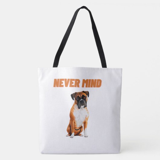 Tote Bag Never mind (Voorkant)