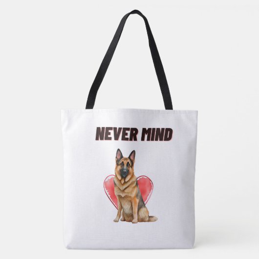 Tote Bag Never mind (Voorkant)
