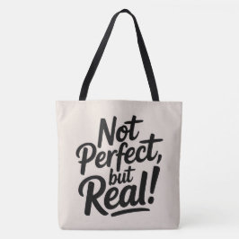 Tote Bag Niet perfect, maar echt