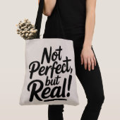 Tote Bag Niet perfect, maar echt (Dichtbij)