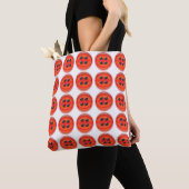 Tote Bag (oa) - 3D Rode Knop (Dichtbij)