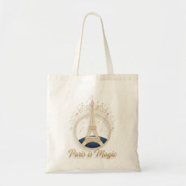 Tote Bag - Paris Elegant Eiffel Tower