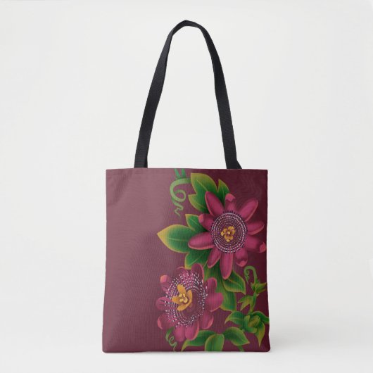 Tote Bag Passion Fruit Illustration (Voorkant)