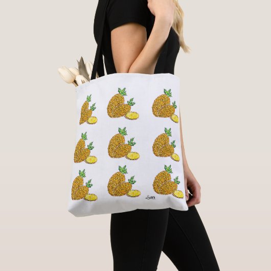 Tote Bag : Pineapples  (Dichtbij)