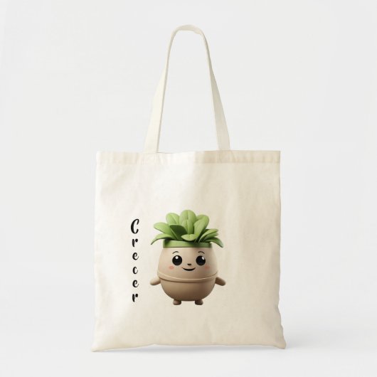 Tote Bag Pipo Crecer – Ilustración Positiva (Voorkant)