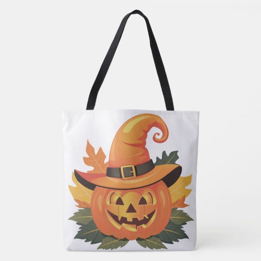 Tote Bag Pumpkin Halloween Séris 7 02 (Voorkant)