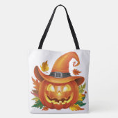 Tote Bag Pumpkin Halloween Séris 7 02 (Achterkant)