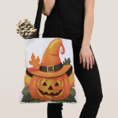 Tote Bag Pumpkin Halloween Séris 7 02 (Dichtbij)