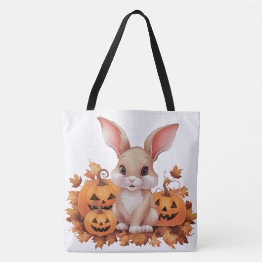 Tote Bag Pumpkin Halloween Séris 7 15 (Voorkant)