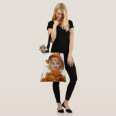 Tote Bag Pumpkin Halloween Séris 7 16 (Op model)