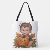 Tote Bag Pumpkin Halloween Séris 7 18 (Achterkant)